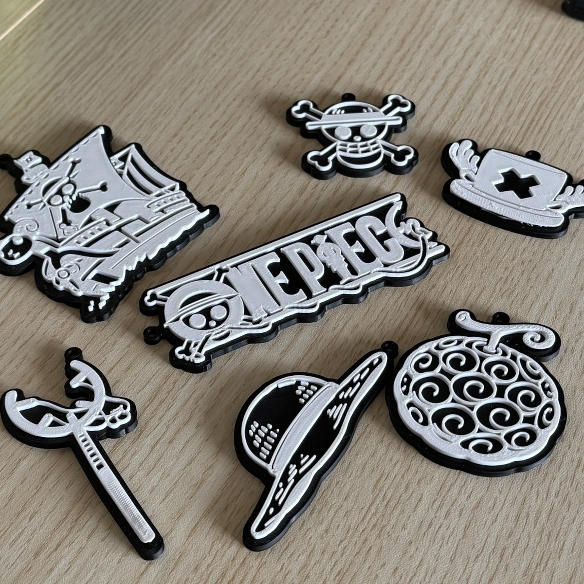 Custom Keychains — 3D printed by WebX Spider 3D